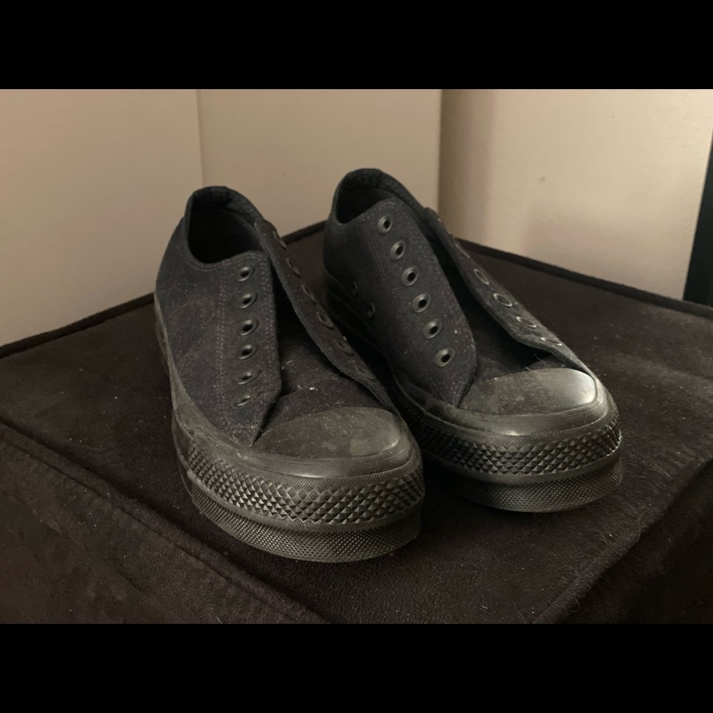 🖤 Black Platform Converse 🖤